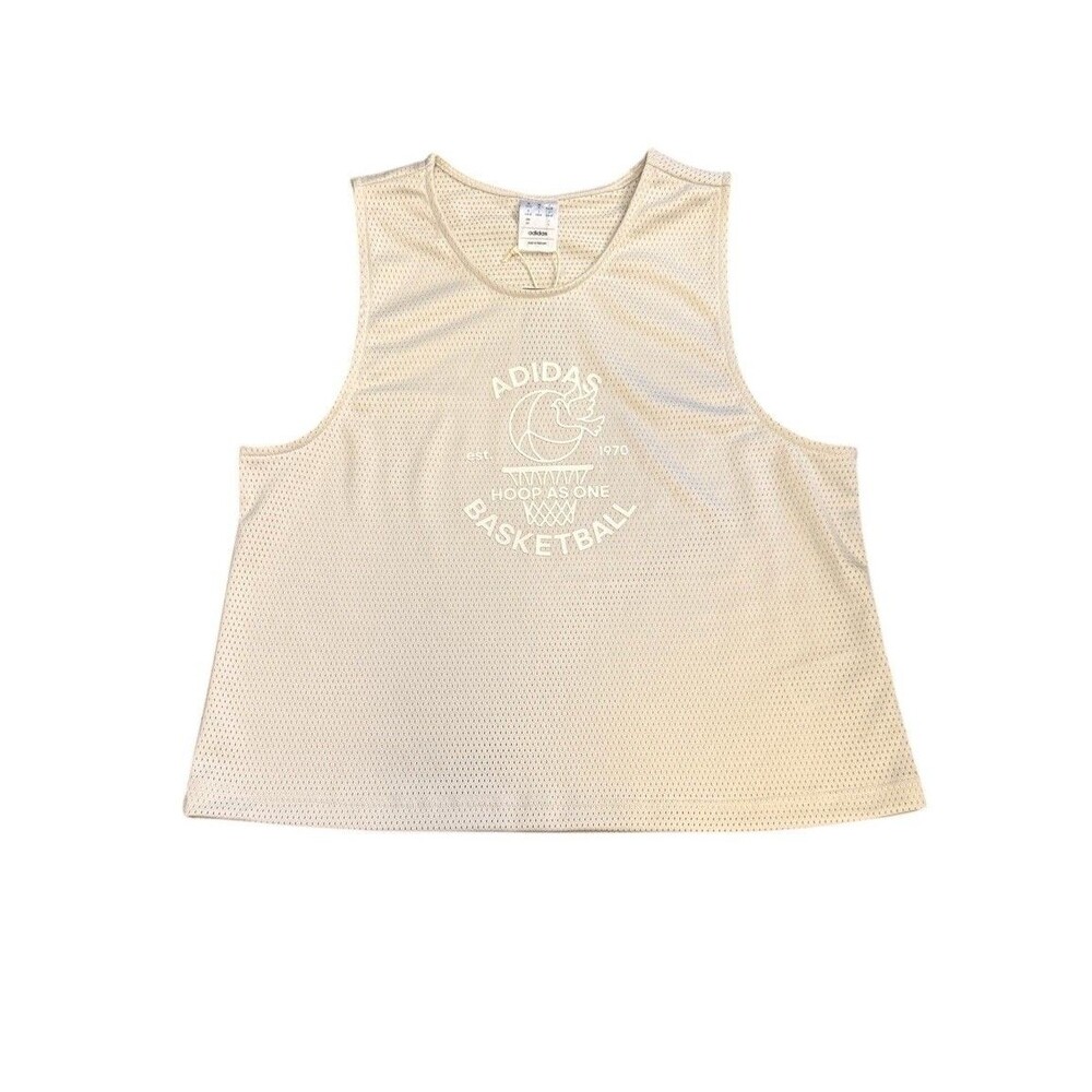 Adidas "Hoop As One" Women's Select Basketball Jersey Mesh‎ Tank Top Size Small